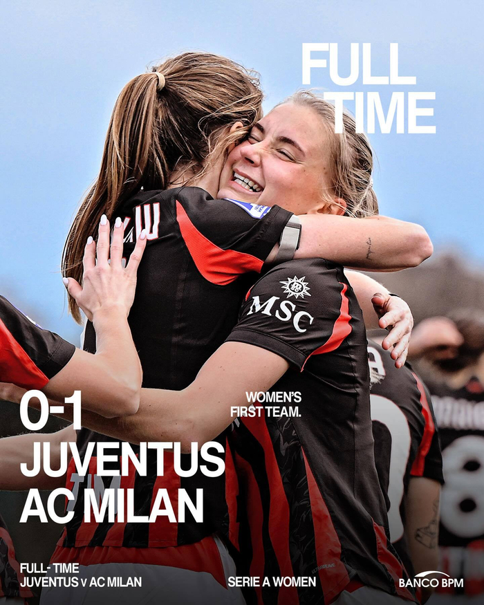 米兰女足客场1比0力克尤文图斯|AC米兰|女足联赛|意甲|尤文图斯女足|ac米兰_新浪体育_新浪新闻